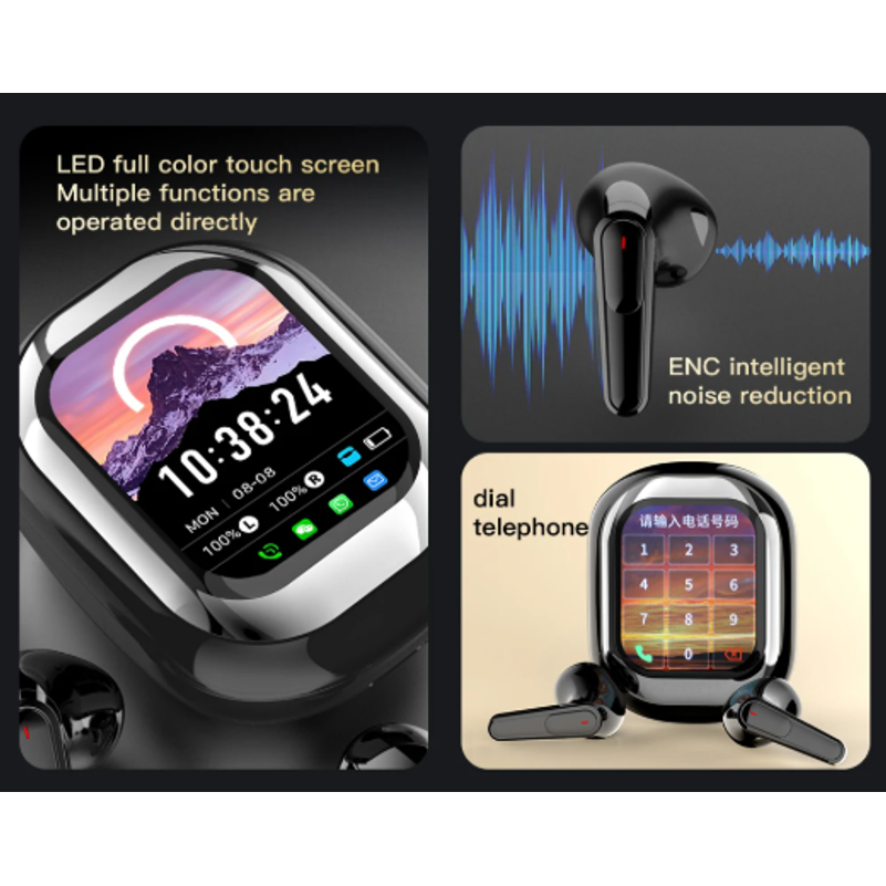 Smart earbuds Sans fil Écouteurs Avec Traductions